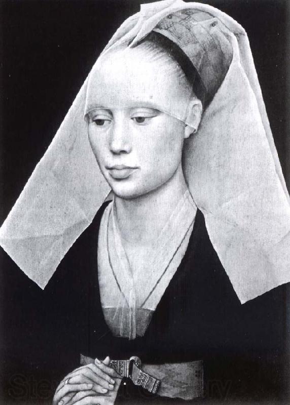 Rogier van der Weyden Women portrait Norge oil painting art